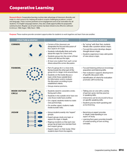 Cooperative Learning Routines